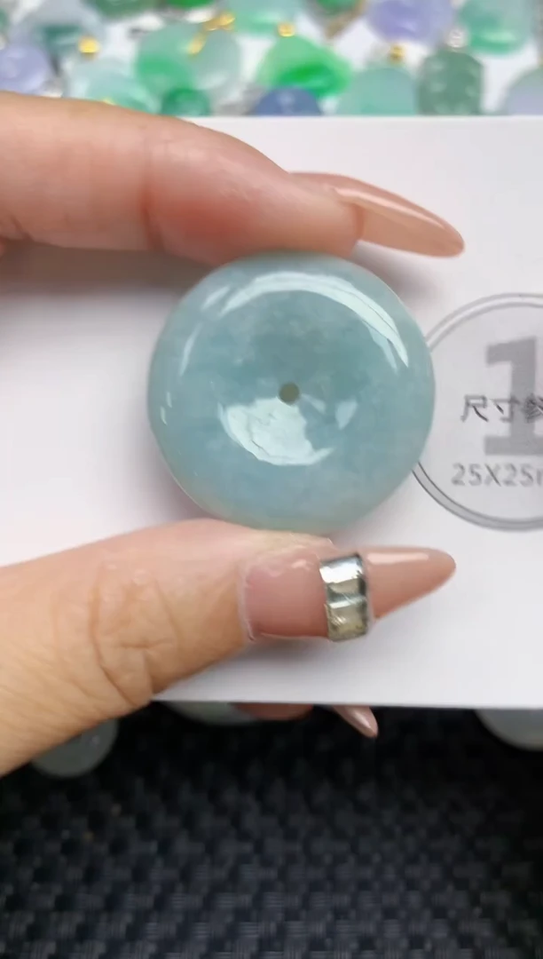 颈饰未镶嵌翡翠天然缅甸A货翡翠百元以上9元证书费自理