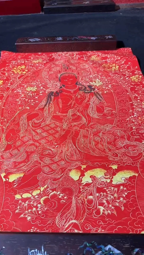 卷轴画藏式珍藏彩绘艺术馆4