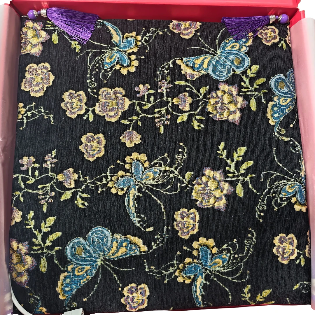 四季艾草坐垫（蝶恋花）椅垫JX556