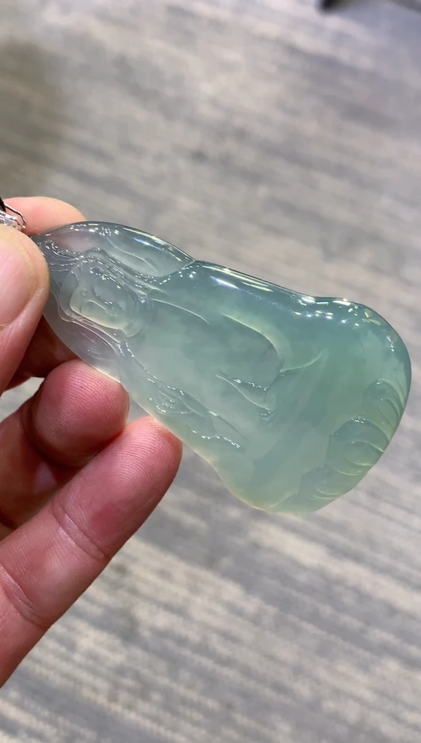 颈饰未镶嵌翡翠天然A货翡翠