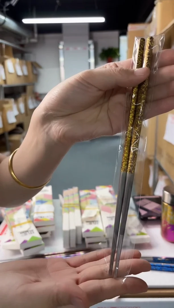 纯钛彩钛筷子单双装特惠清仓