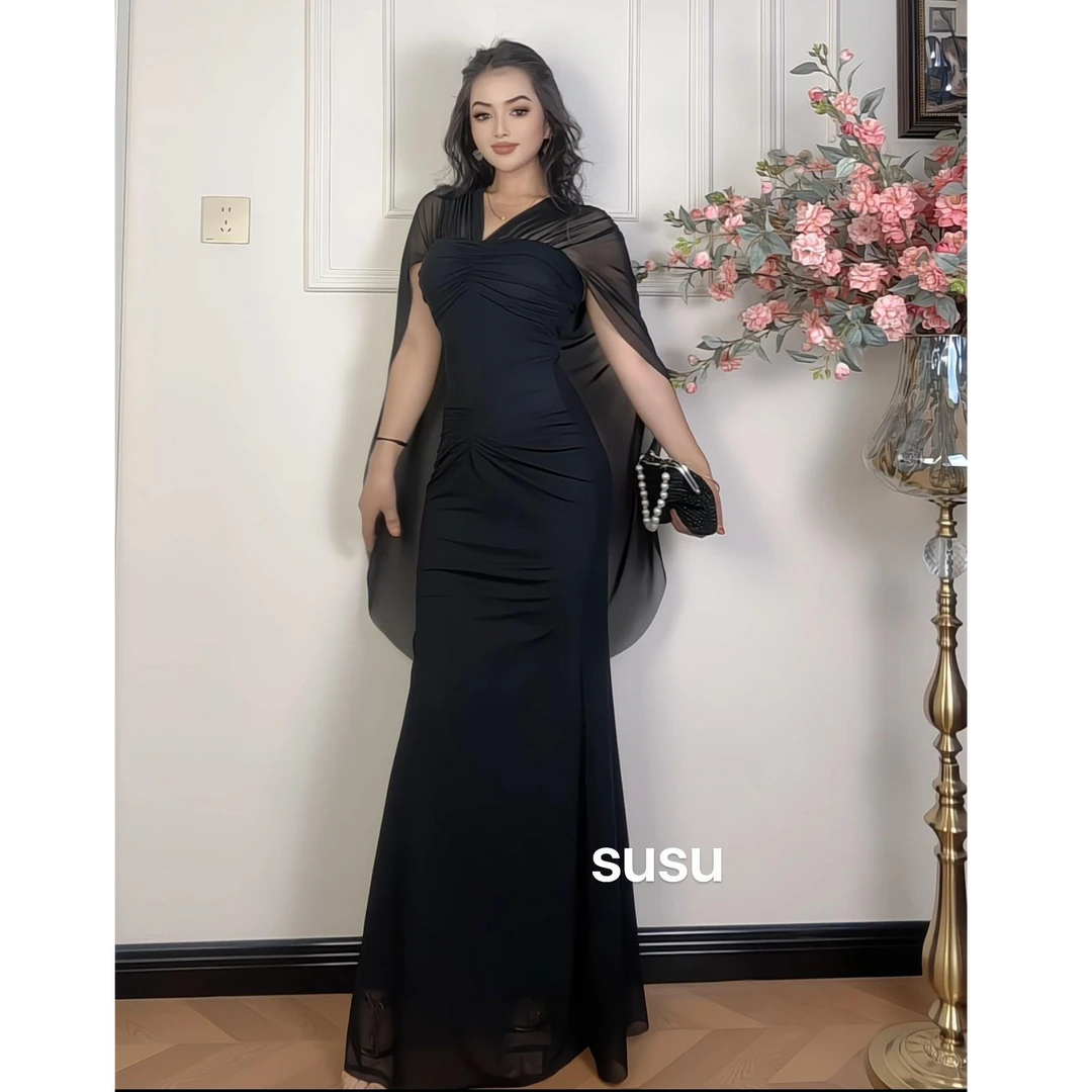 法式夏季修身连衣裙辣妹风短袖拼接长袖拉丁舞礼服