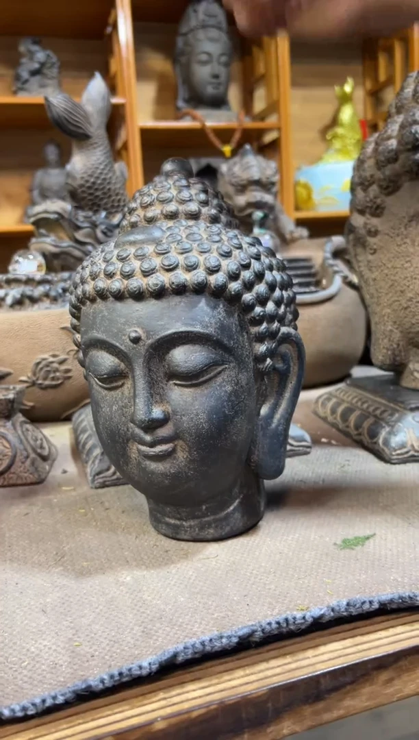 陶土【火山泥】小佛首