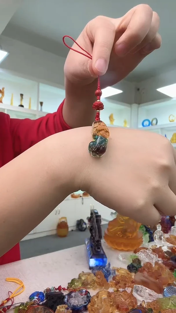 手工艺品琉璃貔貅手机链