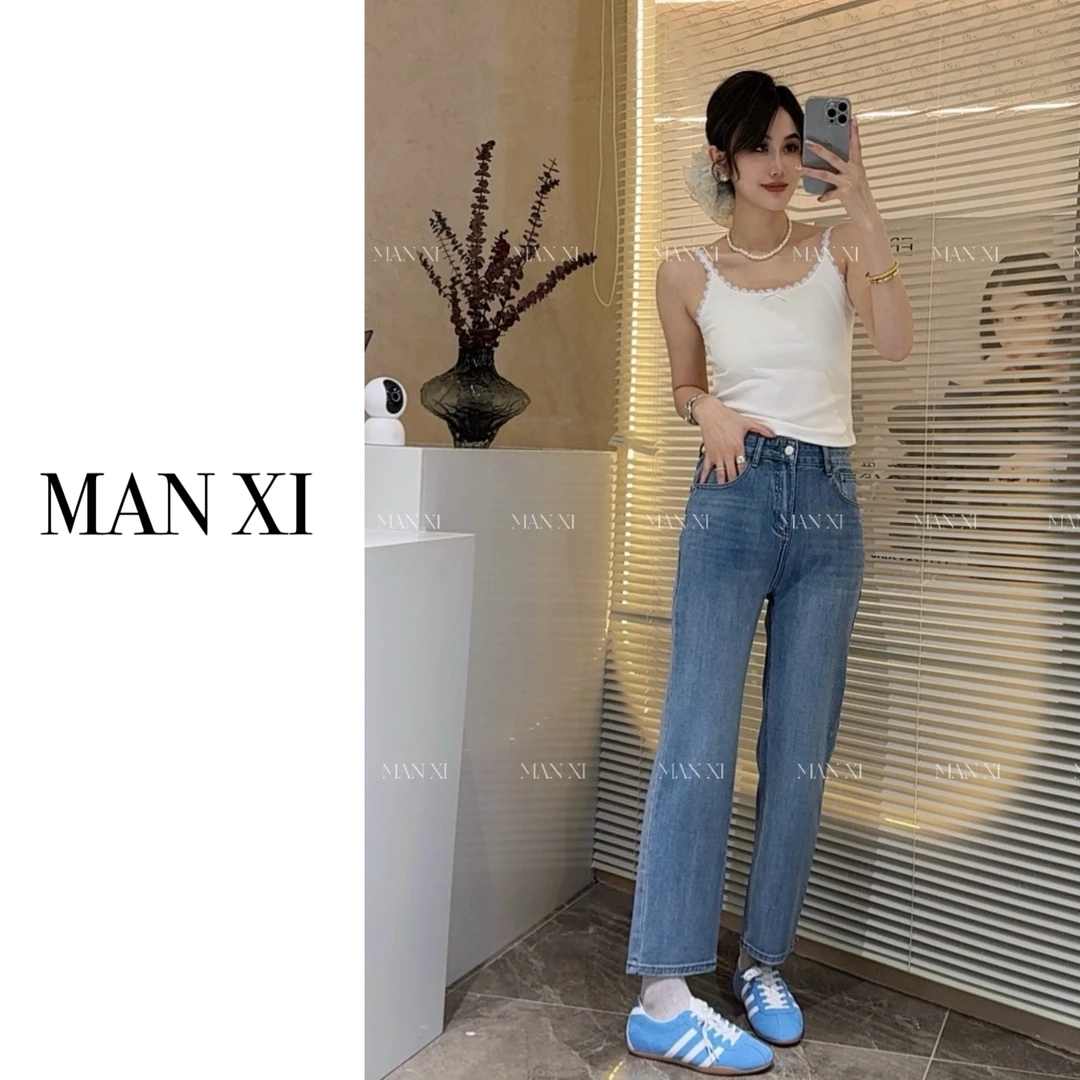 【JIAOSHOP】春季新款四面弹牛仔裤服饰