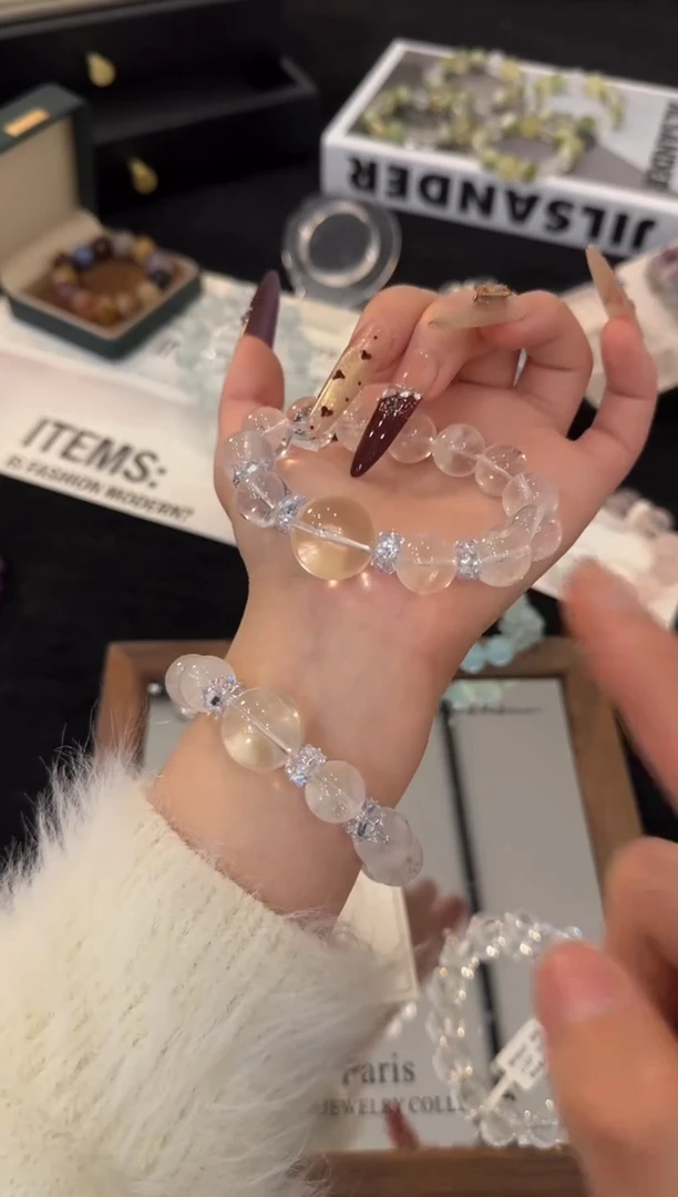 合金手链水晶白阿赛x3517