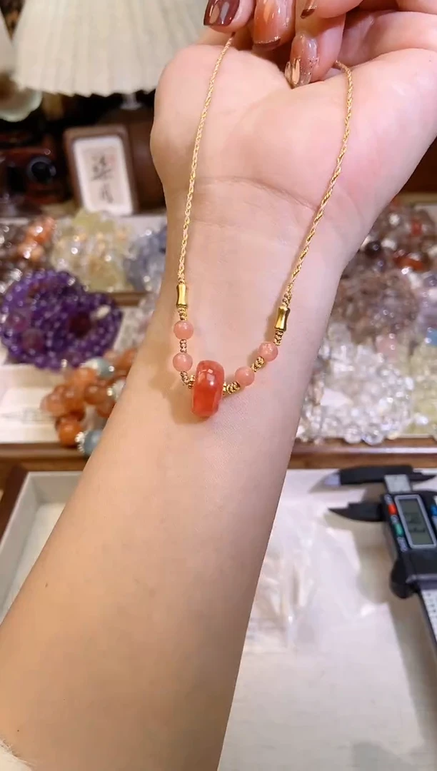 【闪购商品】菱锰矿项链未镶嵌306