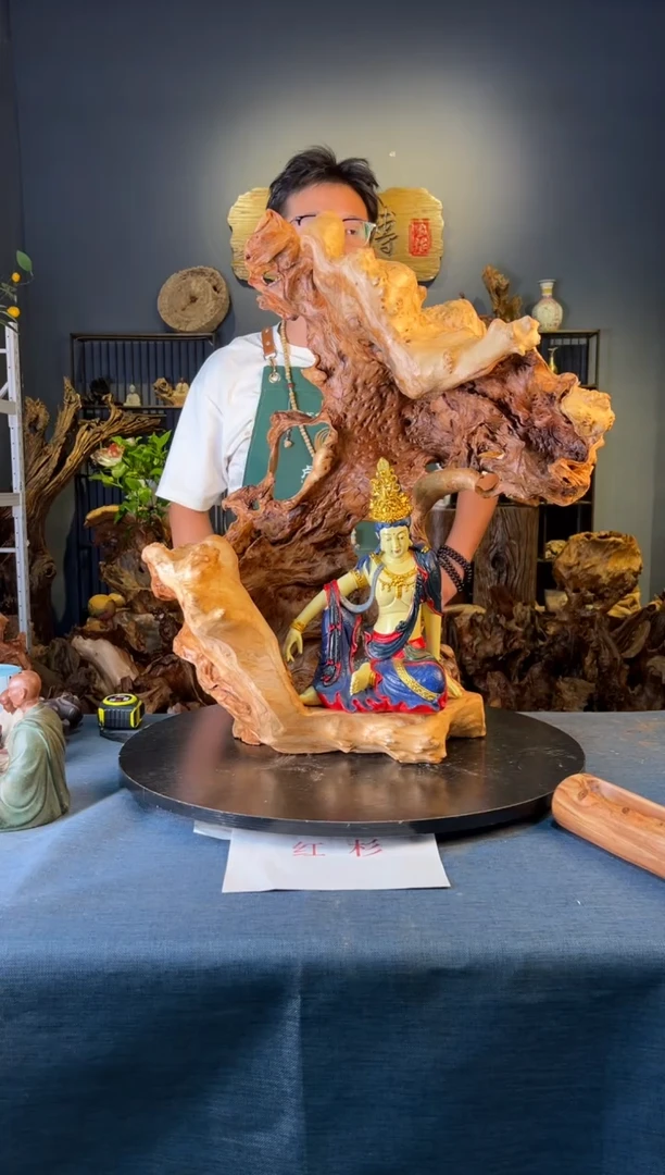 木卢师傅根艺作品（不包含人物摆件）