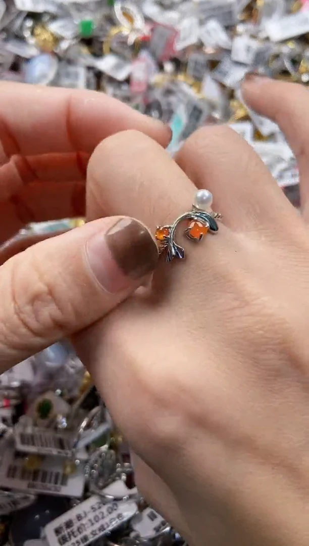 翡翠戒指银S925镶嵌6666----1