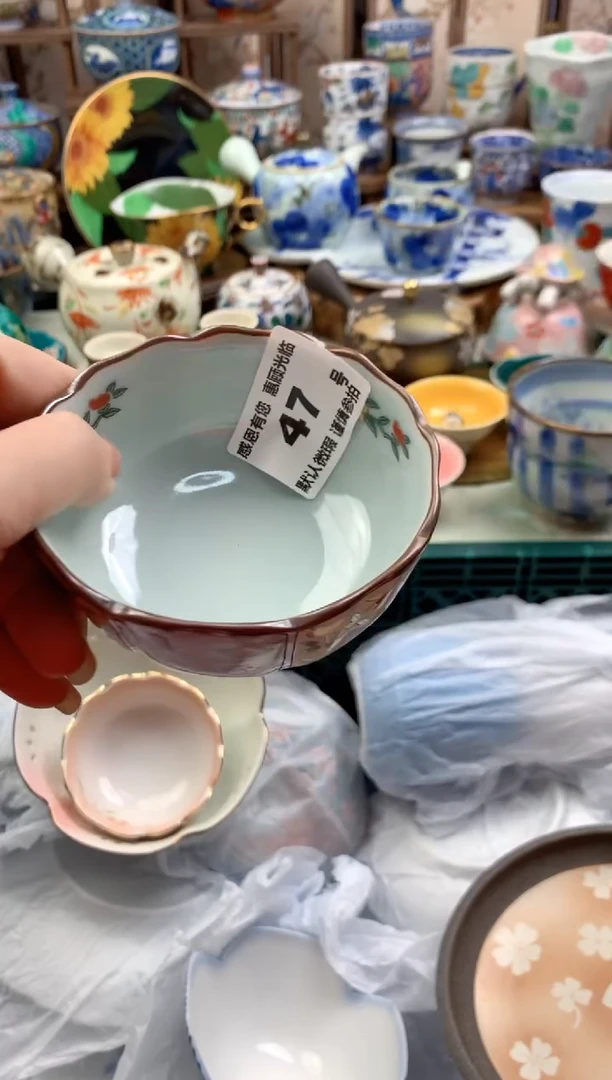 瓷片尧*47 号九姑娘工艺品瓷器