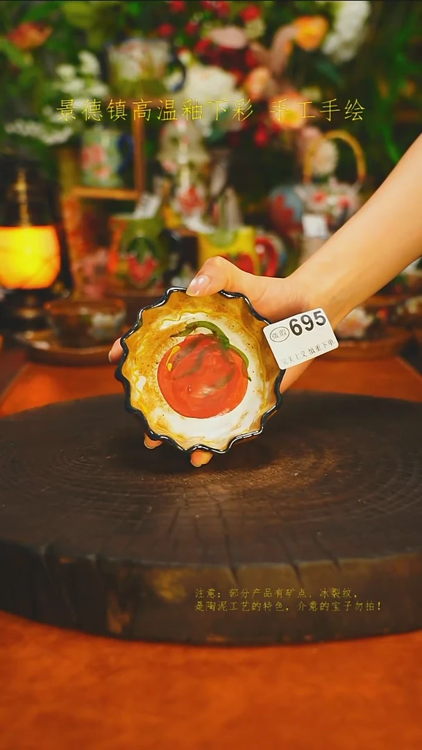 白沙素简陶瓷手作695