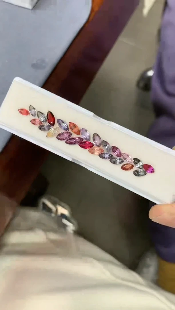 【闪购商品】尖晶石裸石未镶嵌一组24粒  91