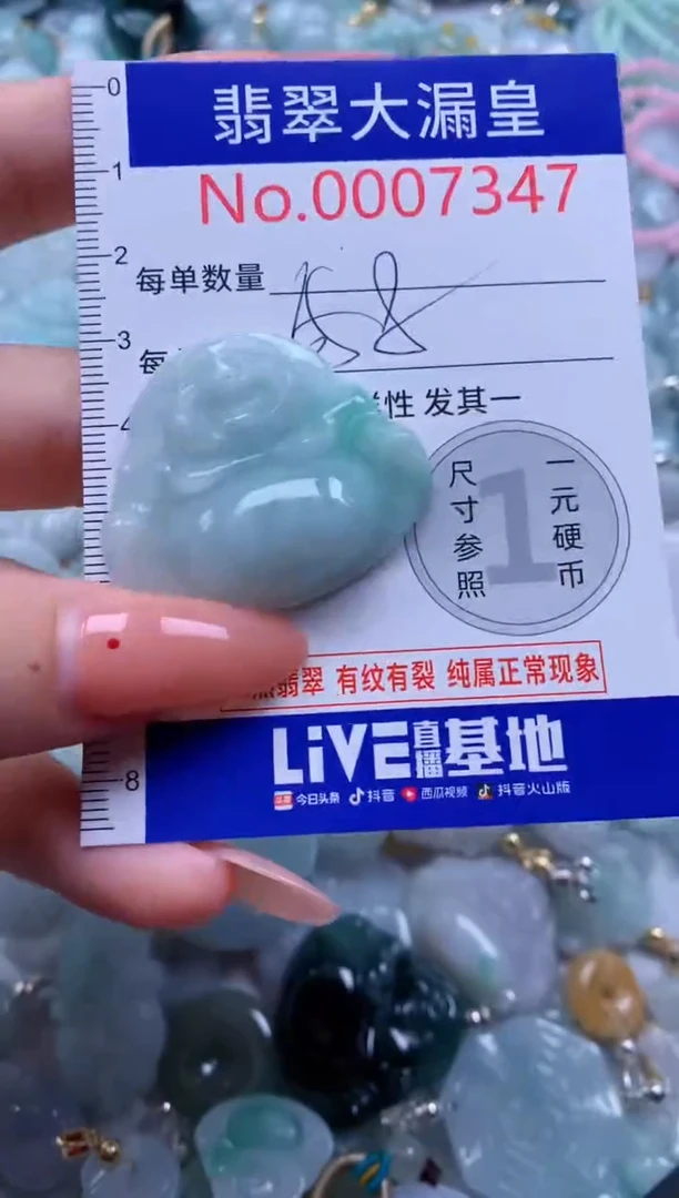 翡翠未镶嵌吊坠(不含链)347