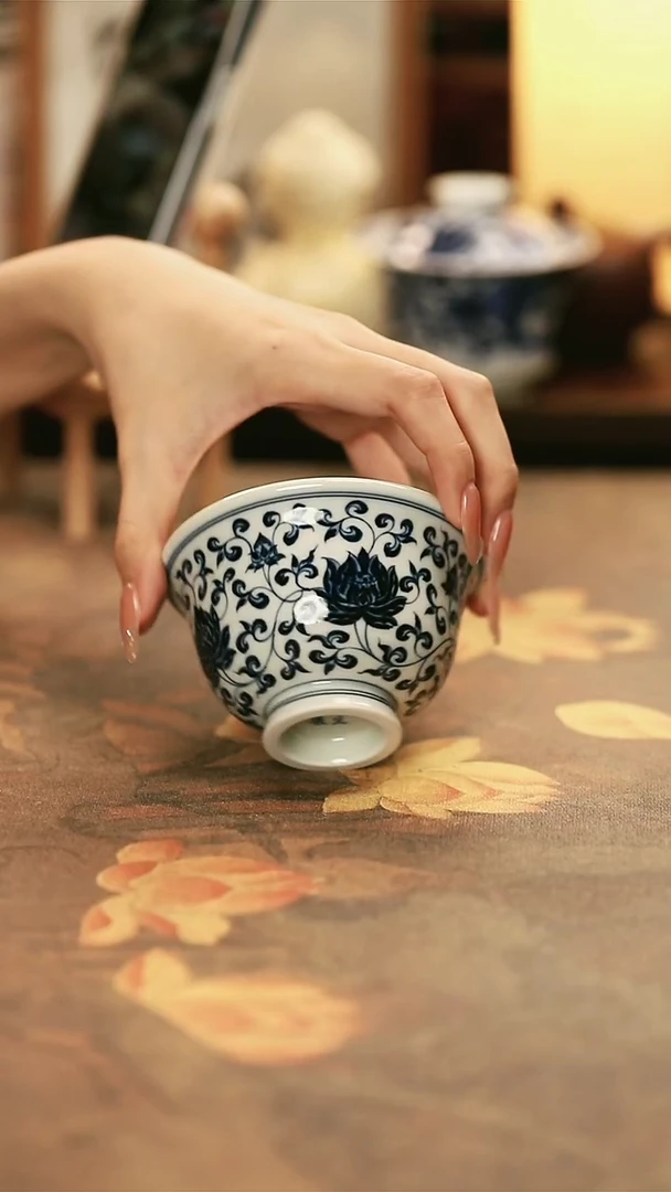 陶瓷手工手绘茶器-72