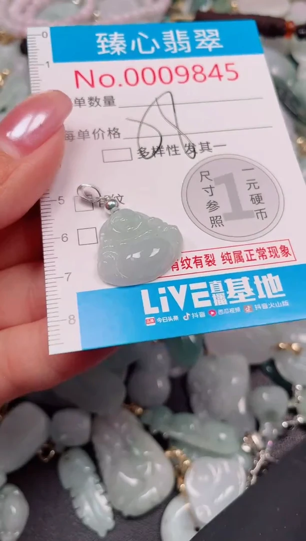 吊坠(不含链)未镶嵌翡翠9845