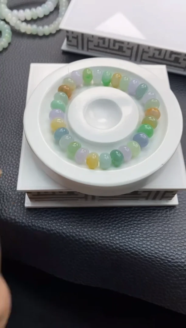 未镶嵌手串翡翠55天然A货翡翠手串
