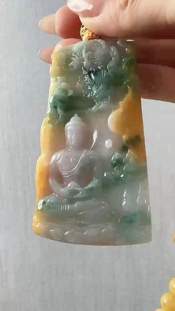 颈饰未镶嵌翡翠阿弥陀佛