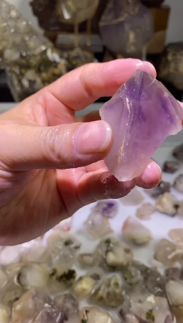 未镶嵌珠宝半成品水晶107号四川超七花园水晶