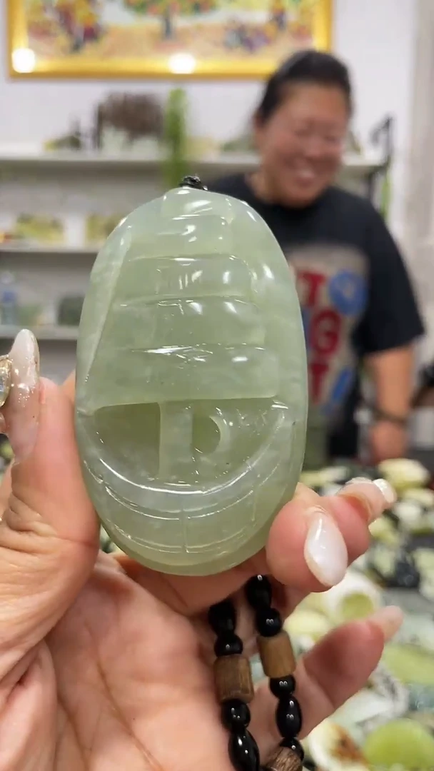岫玉未镶嵌手把