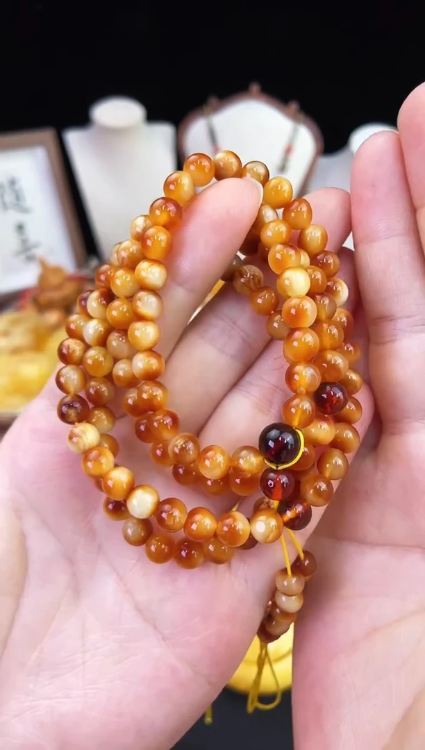 琥珀未镶嵌珠宝奇石柒月