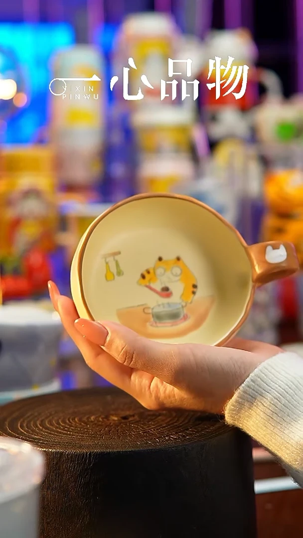 杯子瓷A217景德镇手工手绘杯子摆件