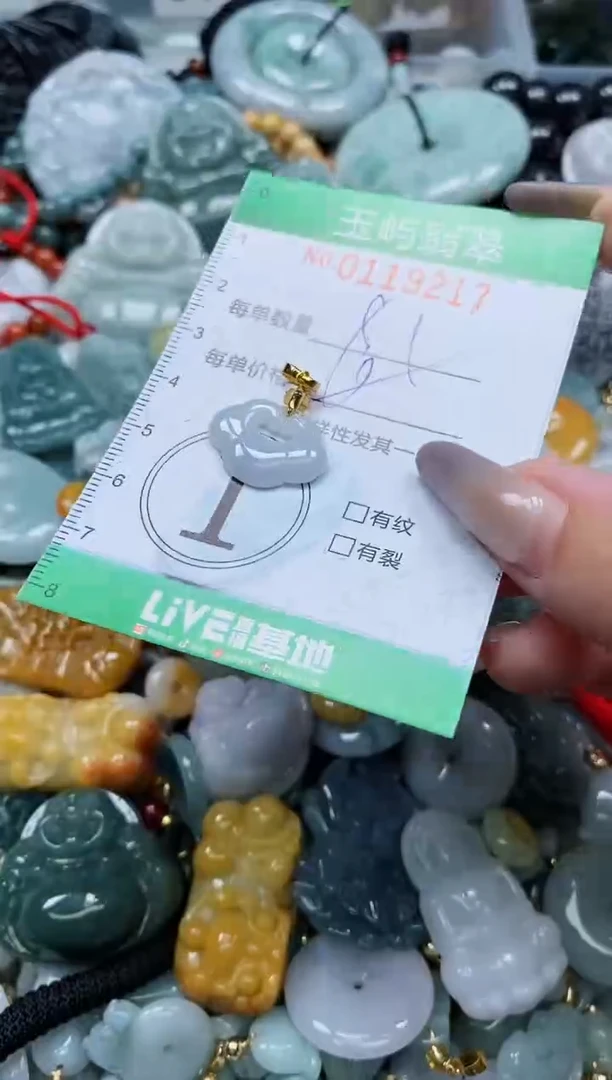 翡翠未镶嵌颈饰闪购0119217多样性发其一
