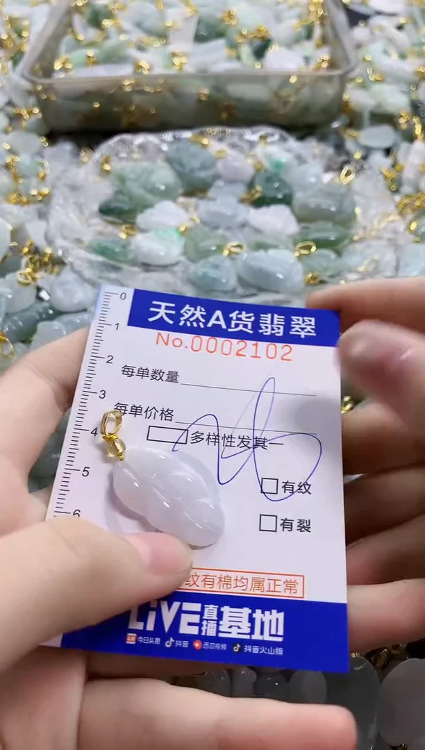 颈饰未镶嵌翡翠纯天然a货翡翠