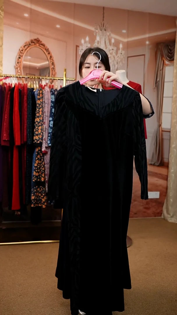 挂脖款120斤内好看的连衣裙5