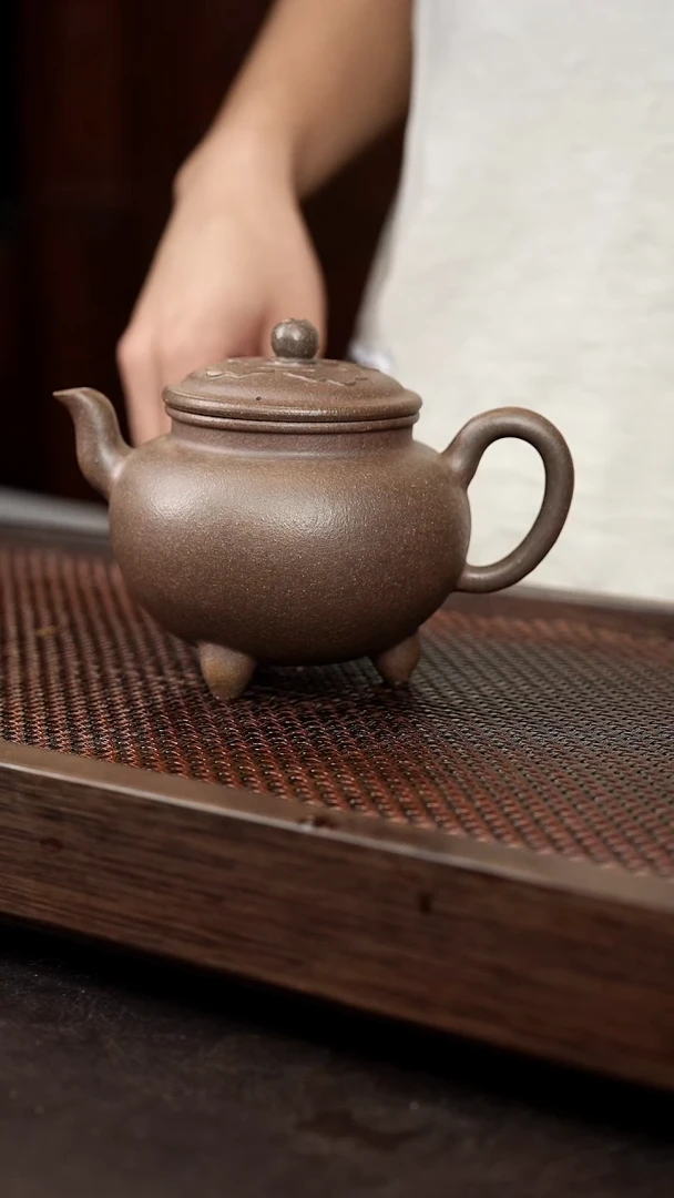 茶壶紫砂岩中泥大彬如意{大}