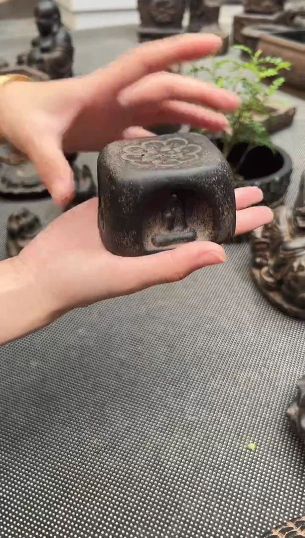 陶土四面佛香插0