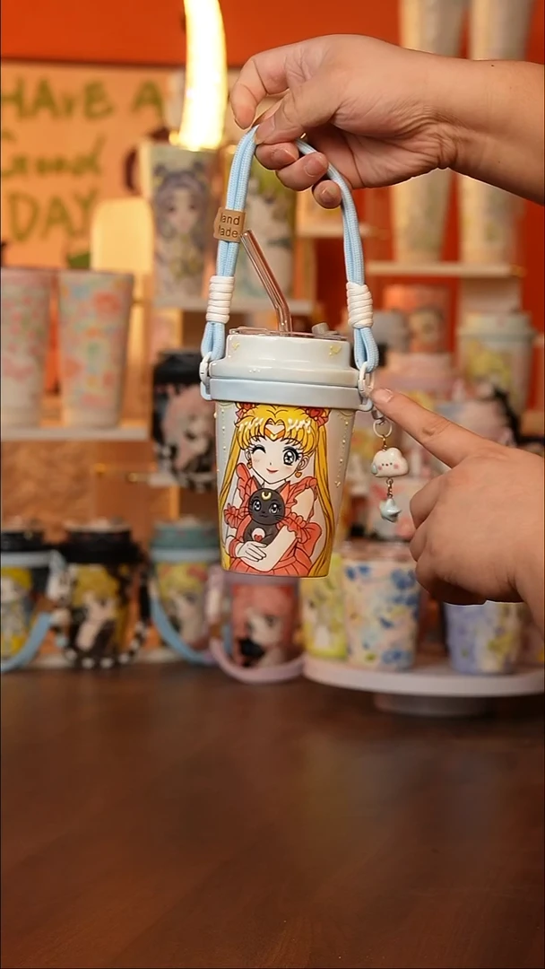 (玉泥）景德镇手工手绘文创陶瓷杯