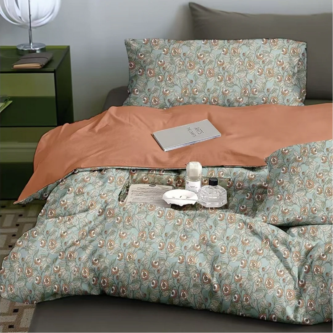 亲肤双层纱被罩--枫华兰柔软轻奢舒适秋冬款高级感卧室床上轻奢