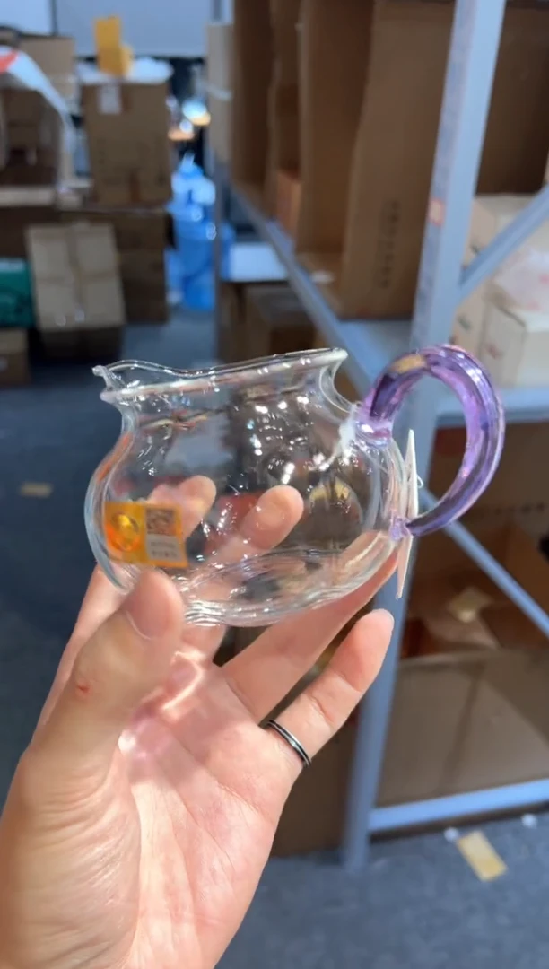 禾器-纳福茶海-浅紫色+禾器茶巾