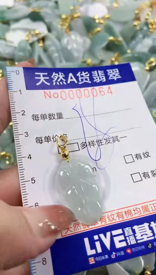 颈饰未镶嵌翡翠天然A货翡翠