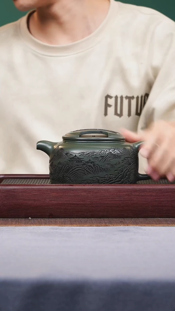 茶壶紫砂宜兴原矿紫砂作品