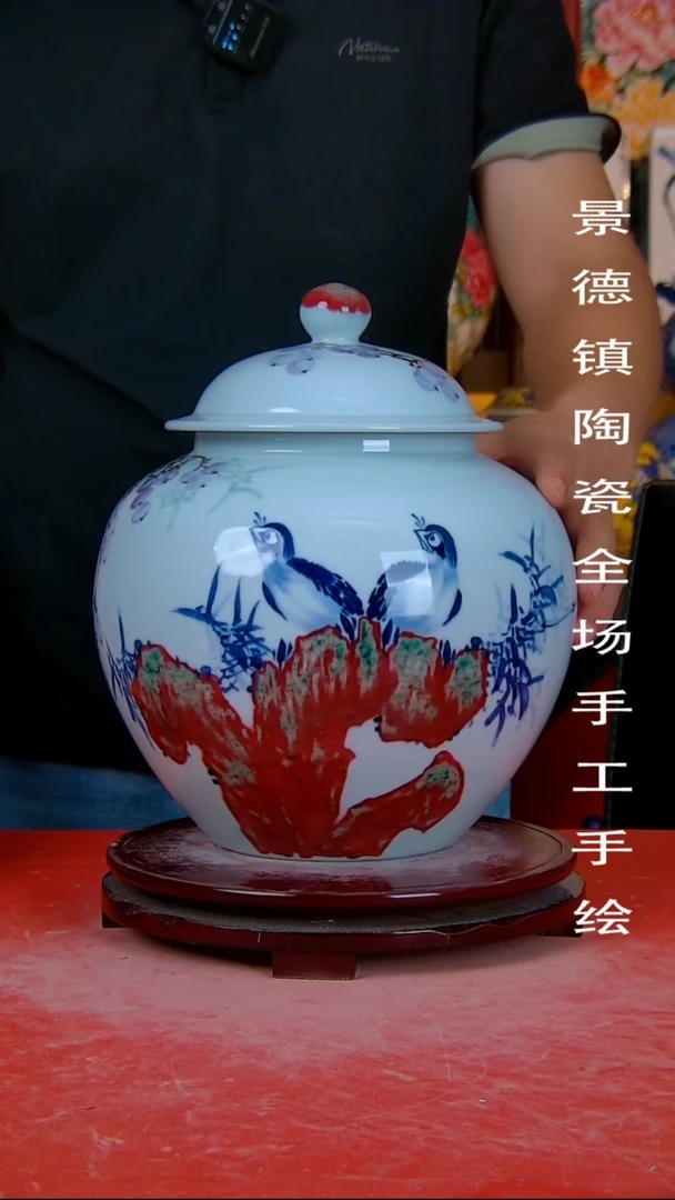 摆件景德镇陶瓷 手工手绘15
