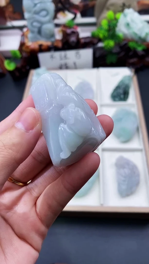 颈饰未镶嵌翡翠天然缅甸A货翡翠