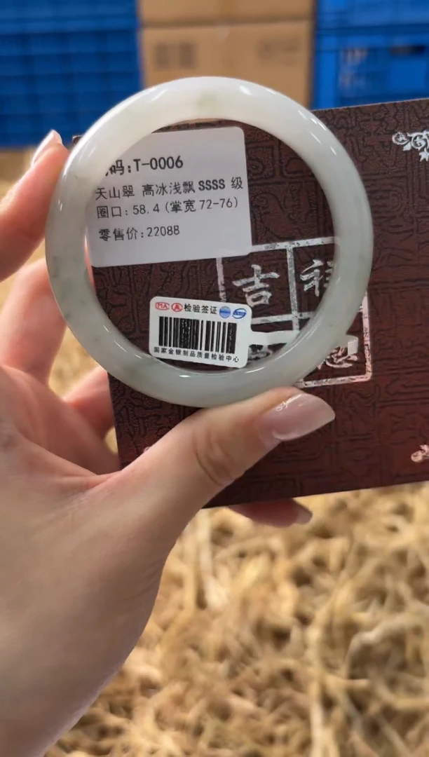 未镶嵌手镯石英质玉T-0006