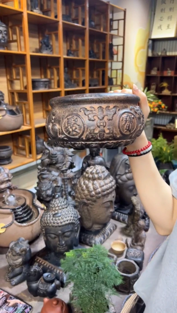 陶土【火山泥】聚宝盆