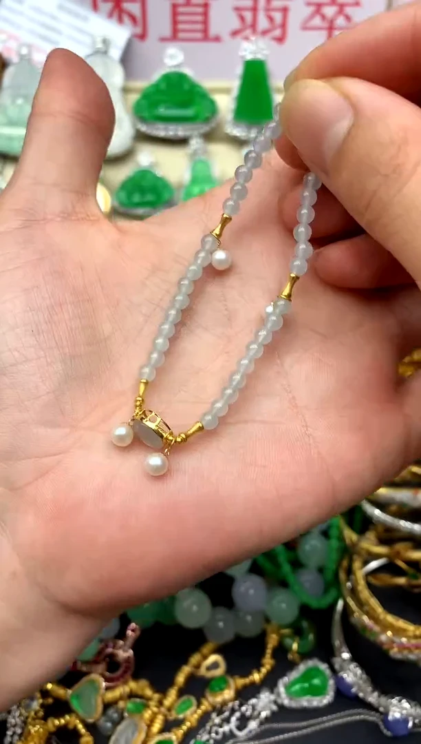 未镶嵌手串翡翠214-中国好珍宝