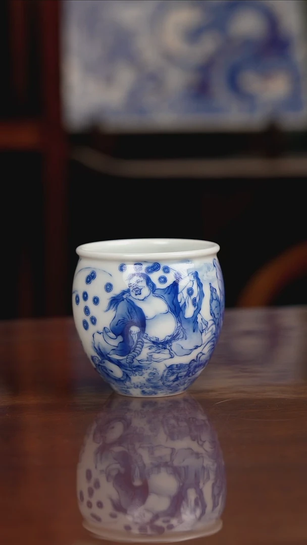 晓竹窑青花人物系列