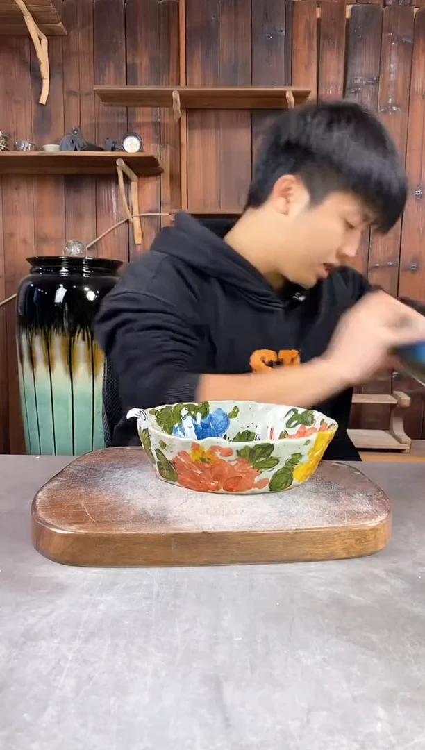 【闪购商品】碗849暇，手工手绘，超值陶瓷！