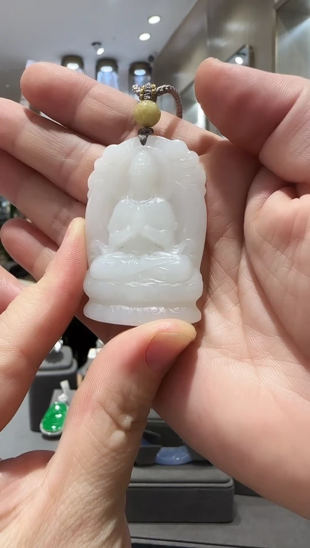 吊坠(不含链)未镶嵌和田玉【36】观音