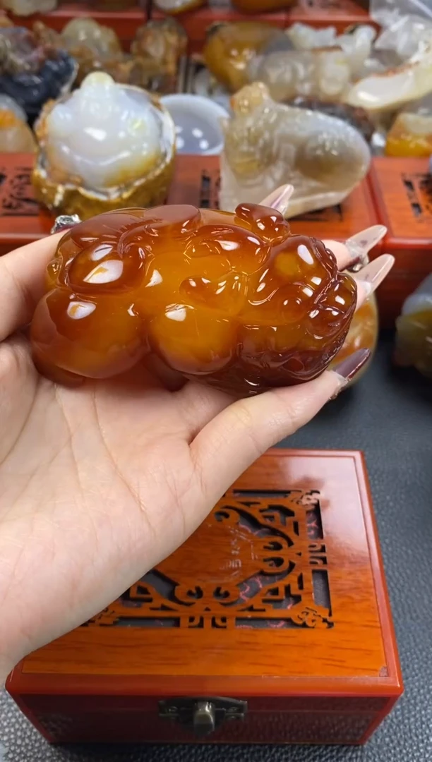 【闪购商品】玛瑙/玉髓手把未镶嵌1