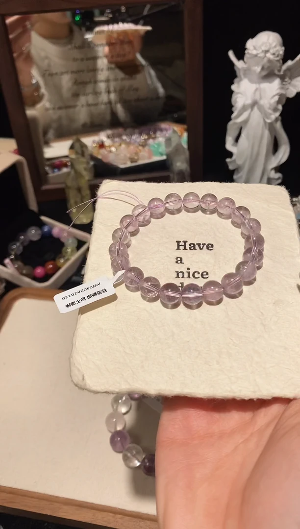 未镶嵌手链水晶玻利维亚紫水晶手链