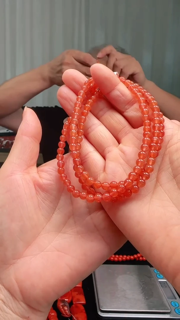 未镶嵌多样性发一件南红玛瑙5mm保山原矿圆珠多圈