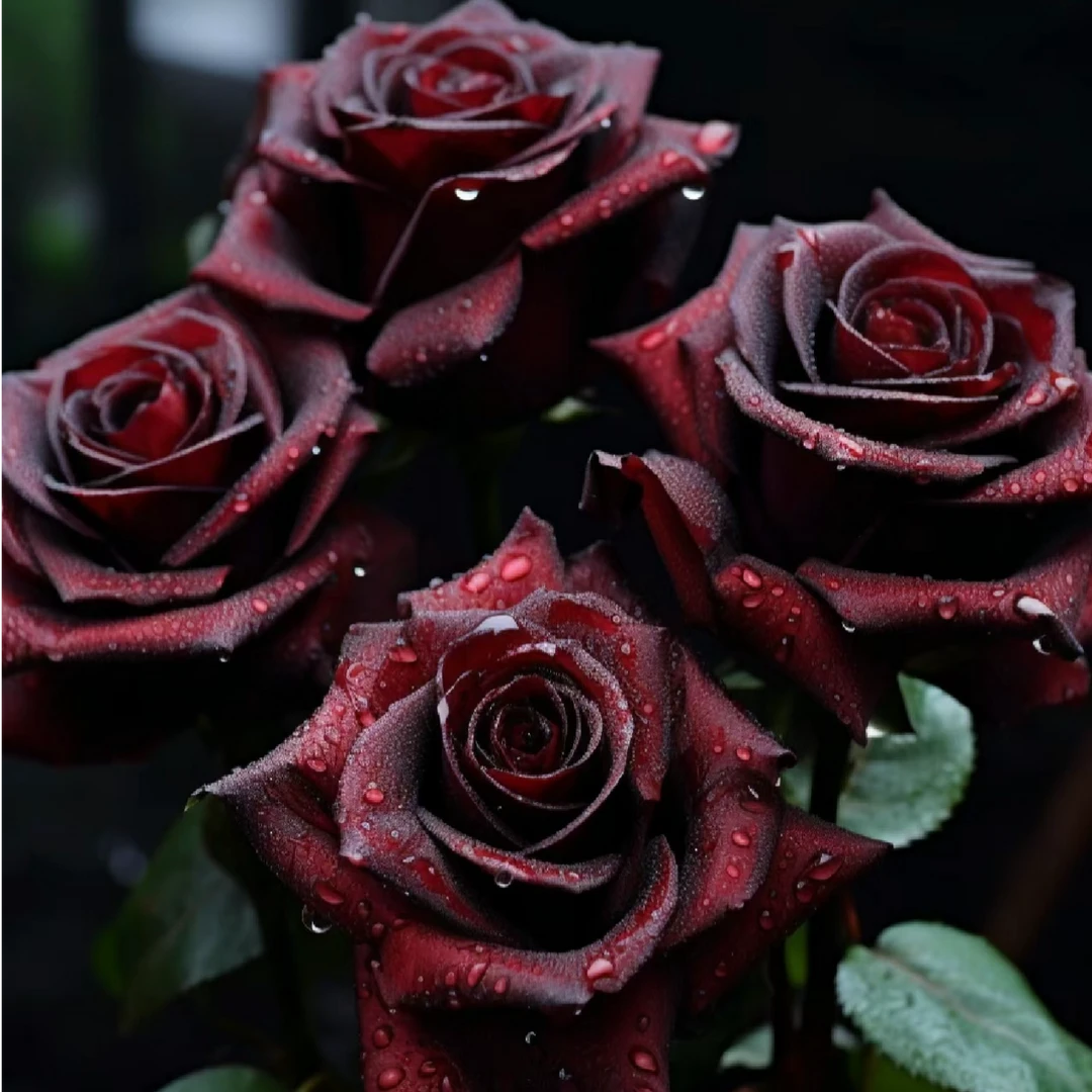 180盆【黑巴克】独颗苗带花苞发货丝绒感暗黑色正版四季开花阳台