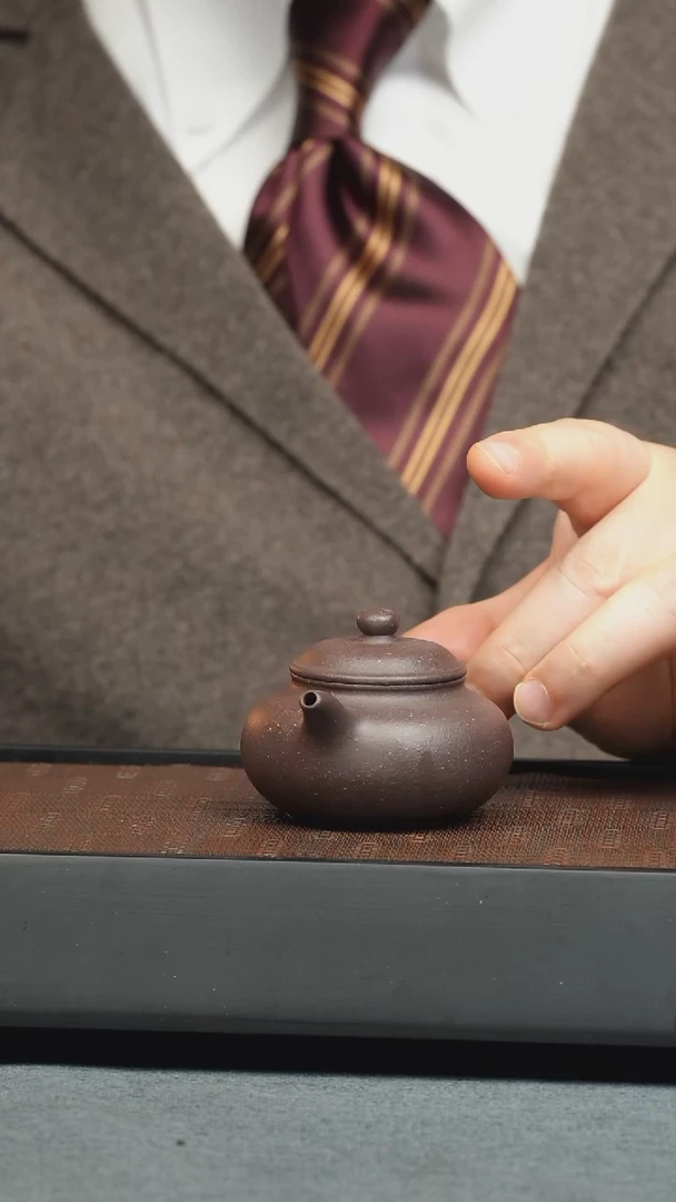【闪购商品】紫砂茶壶五堂 客斋仿古-手工炼泥