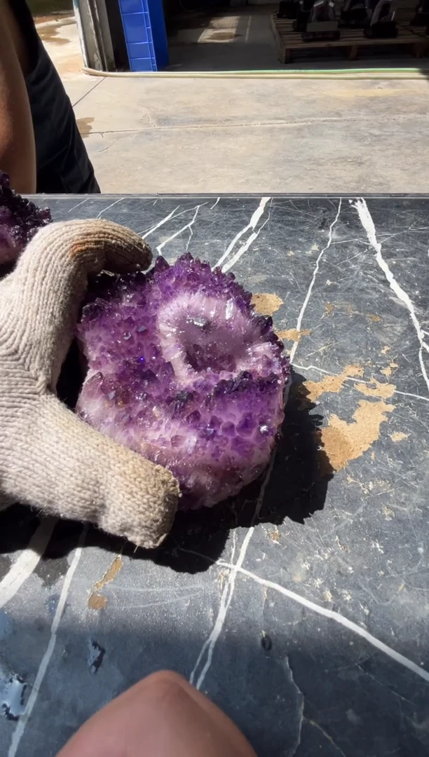 紫晶珠宝半成品未镶嵌天然紫水晶原石摆件拍4单99发1