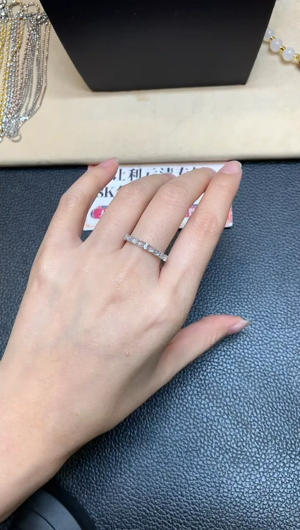 【闪购商品】翡翠戒指18K金镶嵌【无鉴赏期